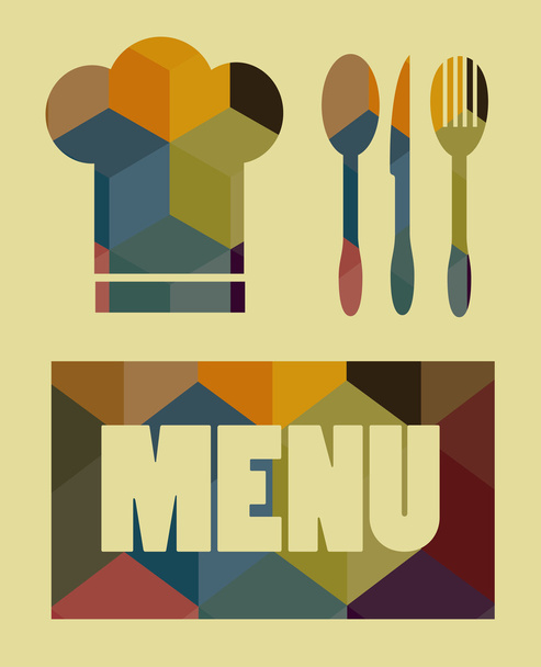 menu design - Vektor, kép