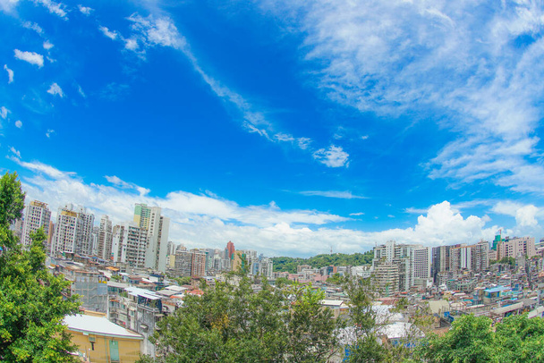 Hong Kong skyline vu de Monte fort - Photo, image