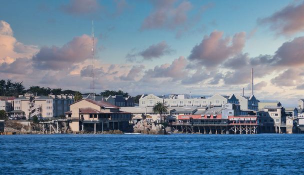 Restauracje na molo Monterey - Zdjęcie, obraz