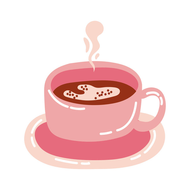 кофе чашка напиток бесплатный стиль формы икона
 - Вектор,изображение