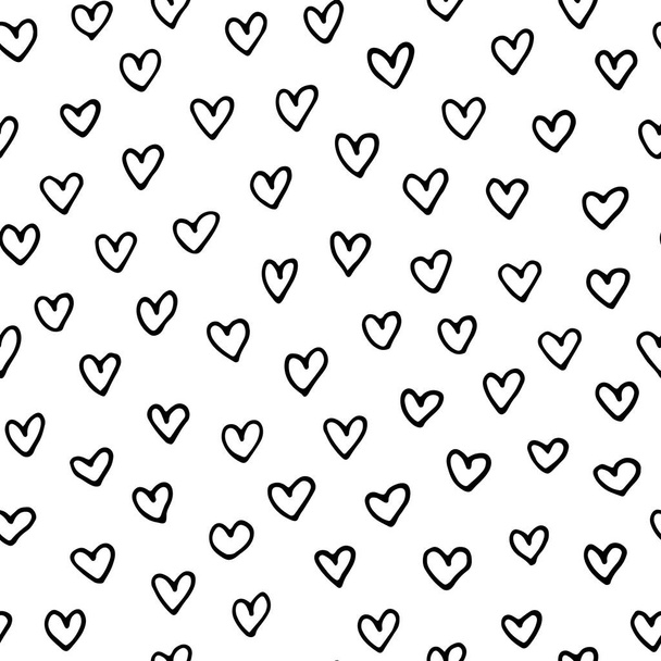 Абстрактный бесшовный рисунок сердца. Векторный фон ко Дню Святого Валентина
 - Вектор,изображение