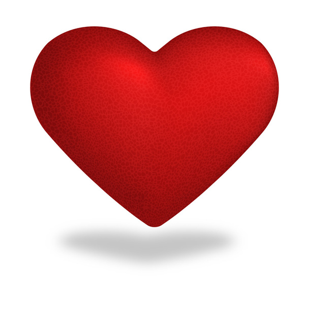 Corazón rojo
 - Vector, Imagen