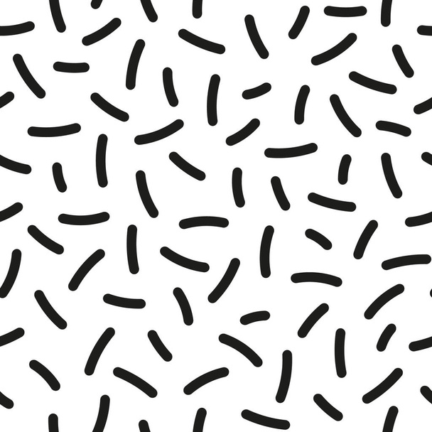 Μέμφις μοτίβο χωρίς ραφή. Μαύρο και άσπρο αφηρημένο φόντο - Φωτογραφία, εικόνα