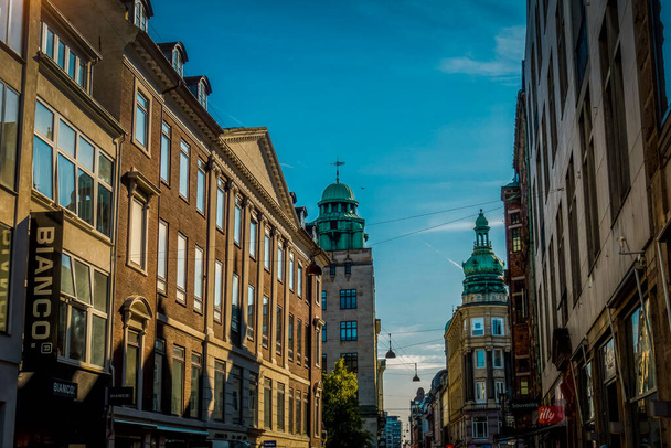 Copenhagen City, Denmark, Scandinavia. Beautiful summer day - Фото, зображення