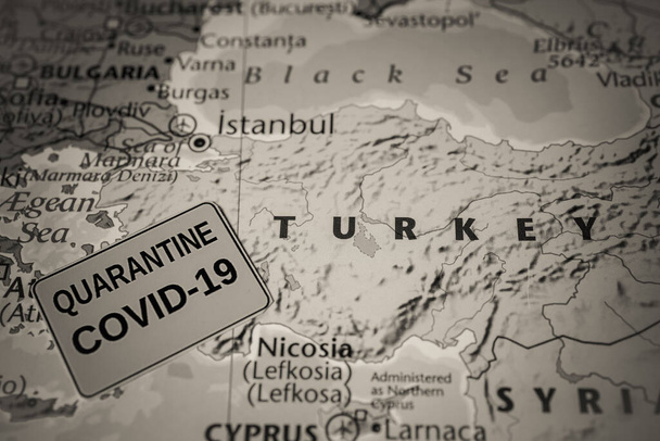 Turkey Coronavirus Covid-19 Quarantine  background - Photo, Image