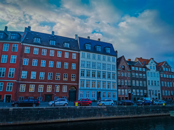 Kopenhagen Sommer schöne Architektur Reise Hintergrund - Foto, Bild