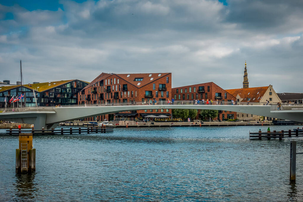 Gyönyörű koppenhágai építészet, utazás körül Koppenhága - Fotó, kép