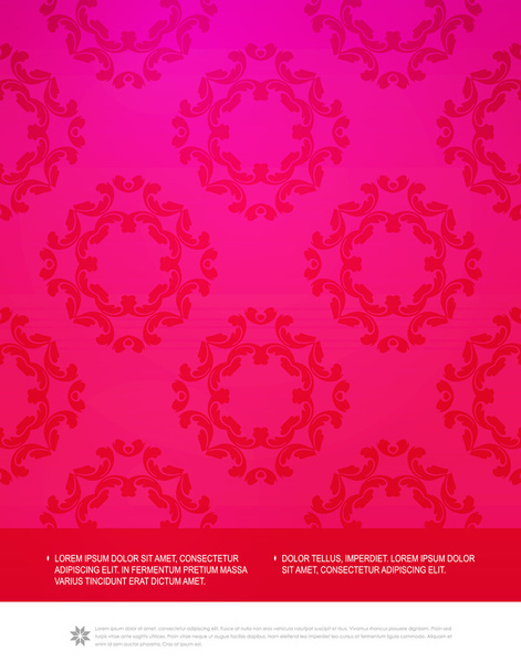 Decorative flyer design content background - Vector, afbeelding