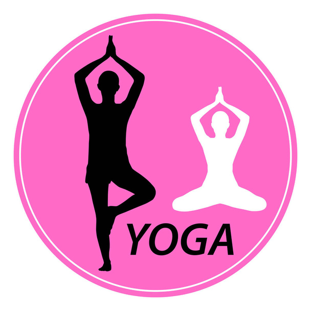 Yoga and beauty graphic in vector quality
 - Вектор,изображение