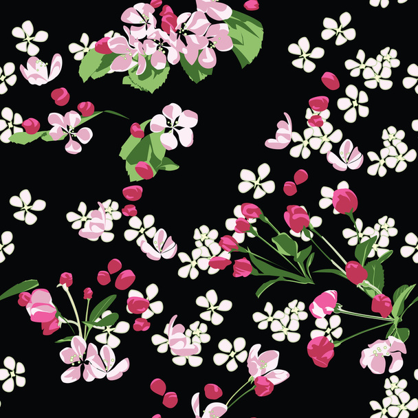 Floral staal - Vector, afbeelding