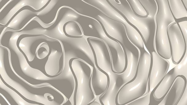 Fondo abstracto 3D liso de color almendra blanqueada monocromática con sombra y colorante adecuado para agregar varios materiales
 - Foto, Imagen