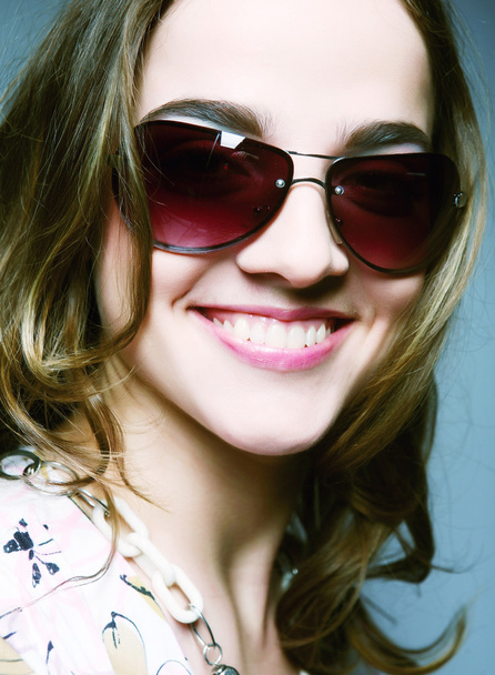 Woman with sunglasses - Foto, Imagem