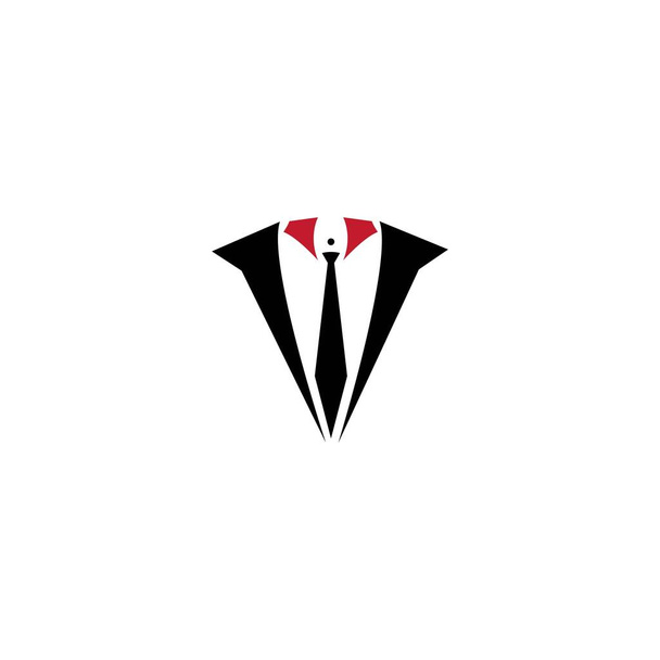 Tuxedo logo template vector pictogram illustratie ontwerp  - Vector, afbeelding