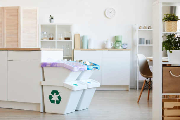 Caixas de lixo para a casa
 - Foto, Imagem