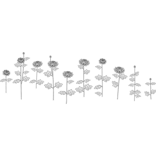 Flowers single object for art interpretations experiment - Διάνυσμα, εικόνα
