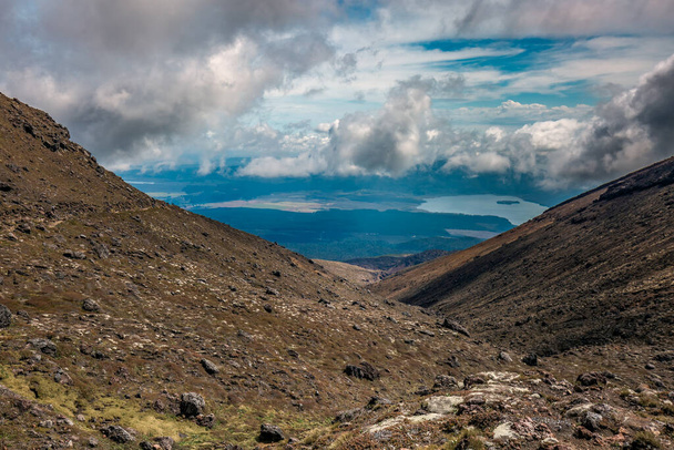 Híres tongarirói átkelőhely, Tongariro Nemzeti Park, Új-Zéland - Fotó, kép