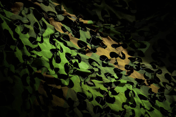 militärisches Tarnnetz - Hintergrund - Foto, Bild