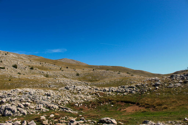 Karst on the mountain Bjelasnica, rocky landscape on the mountain Bjelasnica, Bosnia and Herzegovina. - 写真・画像