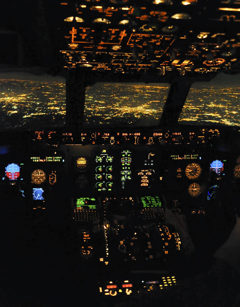Night flight - Foto, Bild