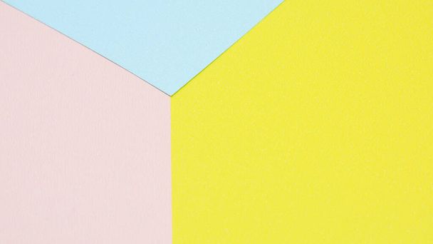 κίτρινη, ροζ και μπλε χάρτινη υφή - Φωτογραφία, εικόνα