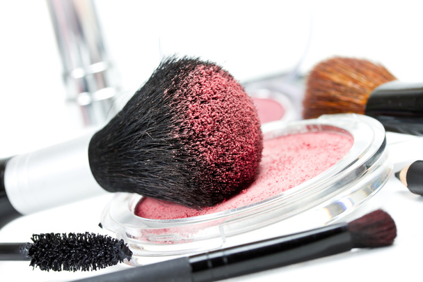 krásný růžový prášek na makeup - Fotografie, Obrázek