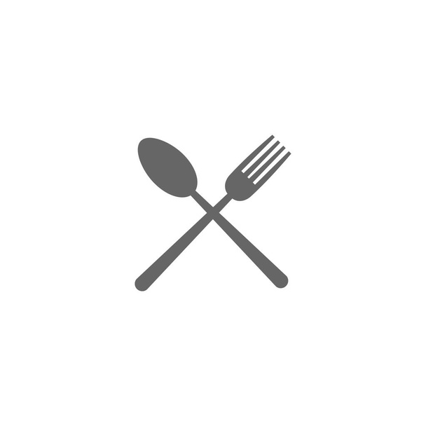 Gabel, Löffel und Messer. Restaurant-Ikone. Essen. essen - Vektor, Bild