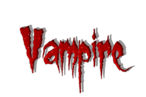 Texto de sangre de vampiro
 - Foto, Imagen