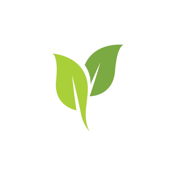 Logos de verde Árvore folha ecologia natureza elemento vetor - Vetor, Imagem