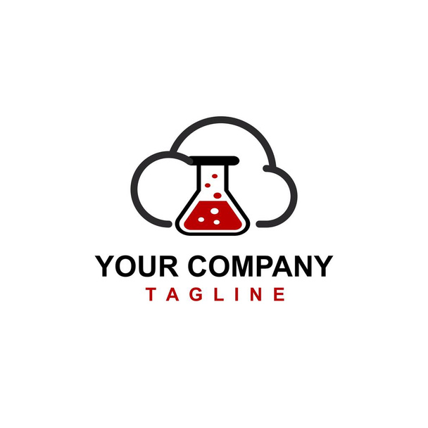 стакан стекла красное облако логотип жидкости и векторный значок
 - Вектор,изображение