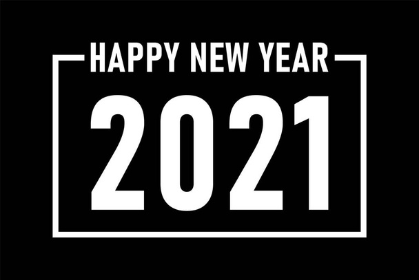 С наступающим Новым годом! Вектор поздравительных открыток на Новый год 2021
. - Вектор,изображение