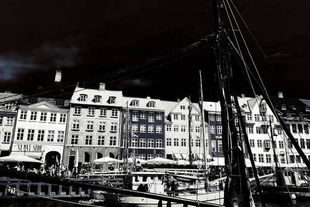 Kööpenhaminan kadut ja nähtävyydet, matka Kööpenhaminaan - Valokuva, kuva
