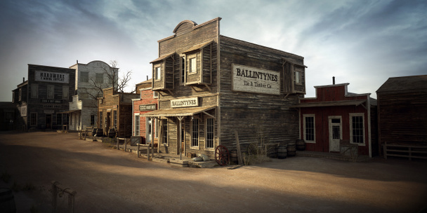 Old Western Town Main Street, Wild West - Photo, image