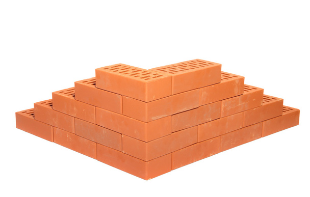 Red bricks - Фото, изображение