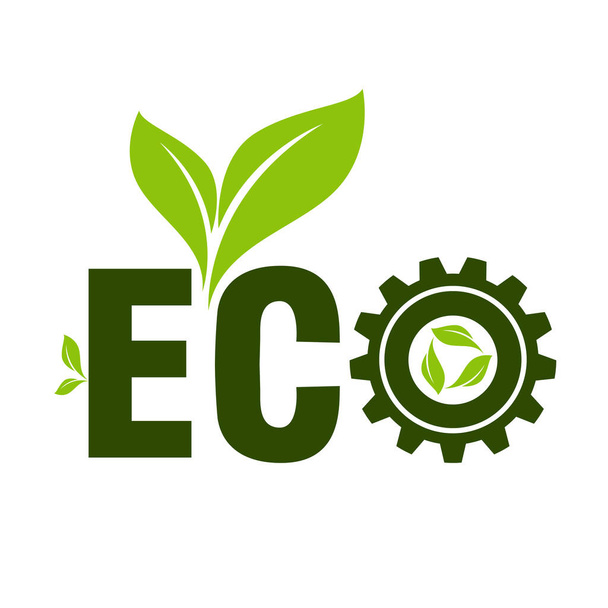 Ecology concept and Environmental ,Banner design elements for sustainable energy development, Vector illustration - Vektor, Bild