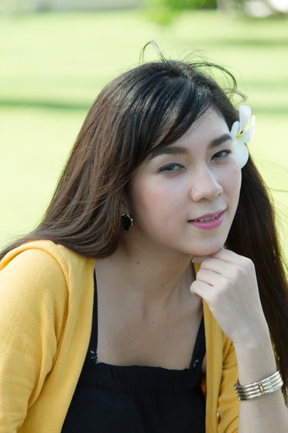 Genç Asyalı kadın portresi - Fotoğraf, Görsel