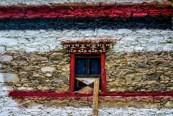 Jiaju Tibetaans dorp, een Tibetaanse gemeenschap in West-Sichuan, China. De karakteristieke woningen van Tibetaanse gebieden in Sichuan. Jiaju Tibetaanse dorpDanba Lokale kasteelSichuan provincie in China - Foto, afbeelding