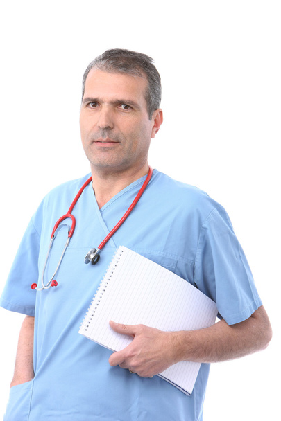 Доктор держит стетоскоп
 - Фото, изображение