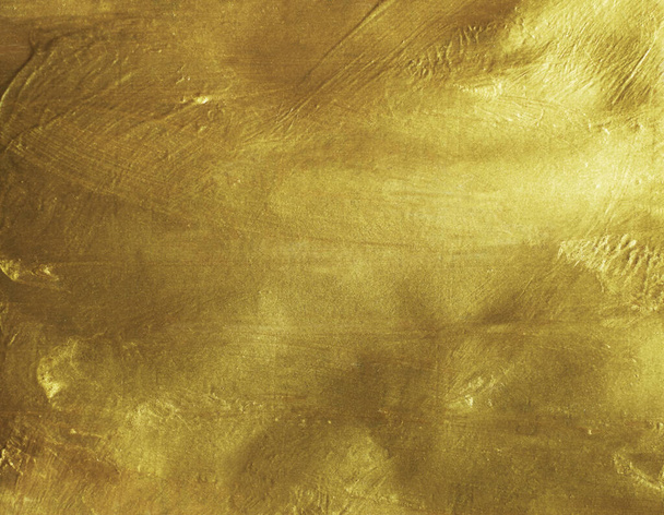 Gouden kleur op papier textuur achtergrond - Foto, afbeelding