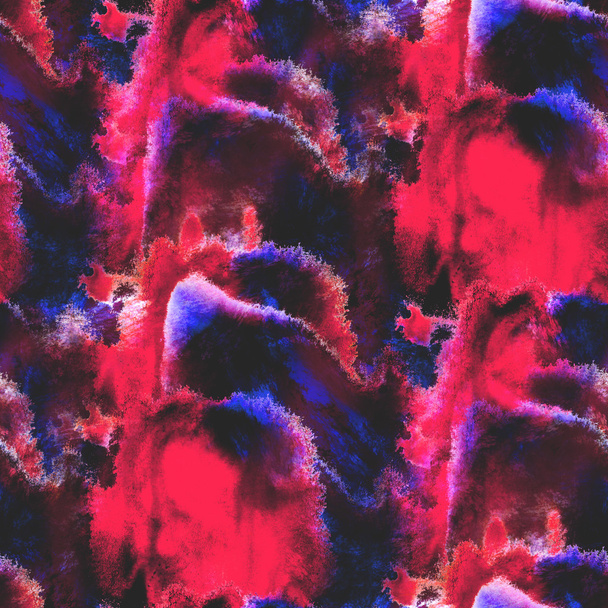 Art hand red, purple paint background seamless wallpaper waterco - Photo, Image