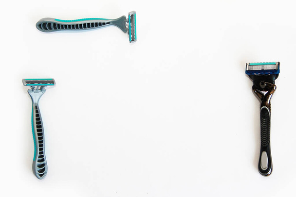 máquinas de barbear com lâminas
 - Foto, Imagem