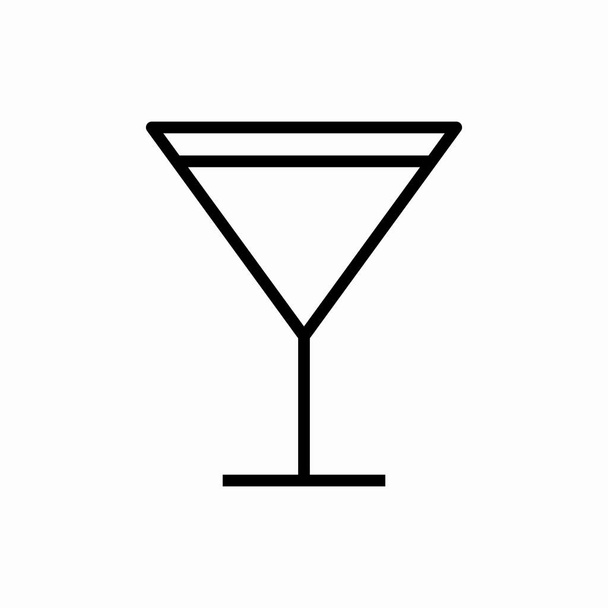 Outline cocktail icon.Cocktail vector illustration. Symbol for web and mobile - Vector, Image