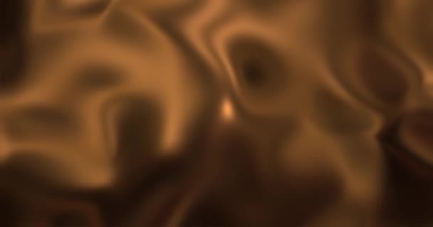 Nestemäistä kaakaota. Sulatettu tumma suklaa rakenne 3D renderöinti silmukka 4k. Glamour silkki laava rakenne animaatio. - Materiaali, video