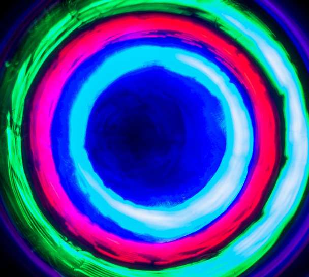 光の色の円穴 - 写真・画像