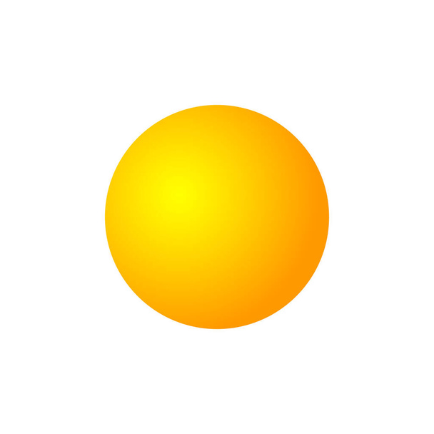 グラデーション光沢のある球のデザインベクトルは白い背景に - ベクター画像