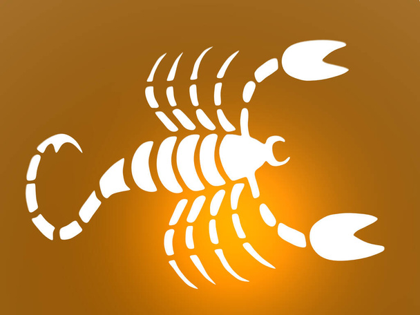 Zvěrokruh znamení Scorpio na talíři - Fotografie, Obrázek