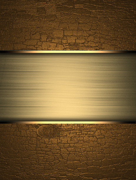 Grunge gold background with yellow texture stripe layout - Fotografie, Obrázek
