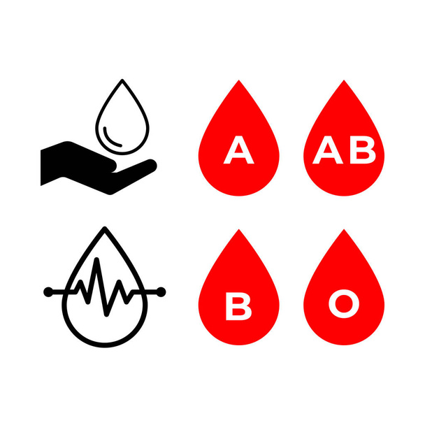 Tvůrčí den dárců krve motivační informace dárcovský plakát. Darování krve. Obrázek Světového dne dárců krve - Vektor, obrázek