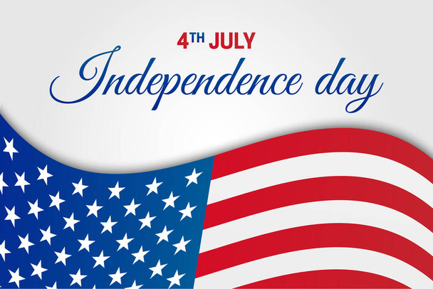 День незалежності 4 липня. - Вектор, зображення