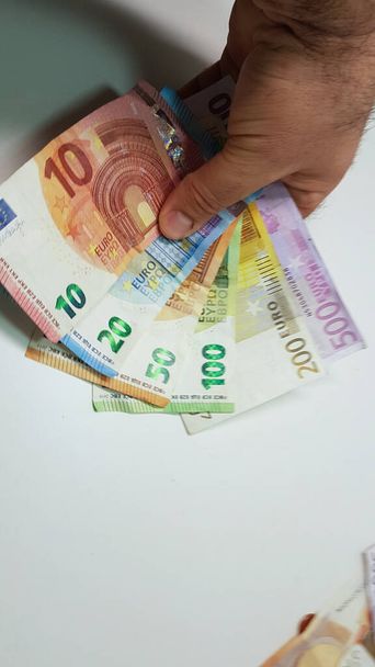 euro money market sales background 500 200 100 10 20  background - Φωτογραφία, εικόνα