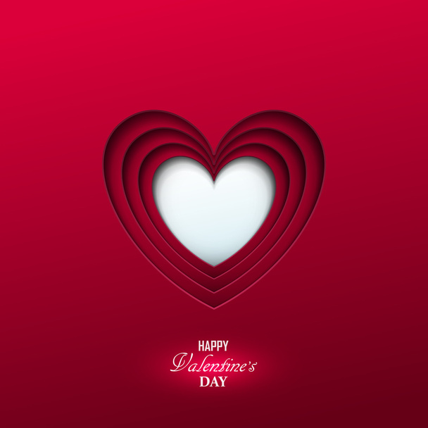 Bright Valentines day background - Vector, Image